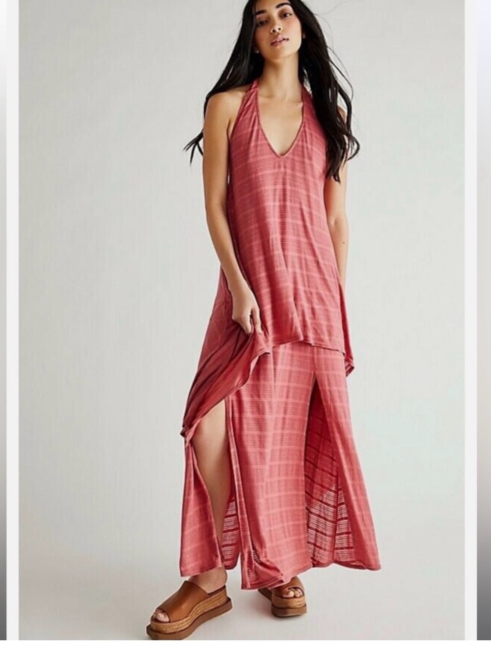 Halter Maxi Dress in Black